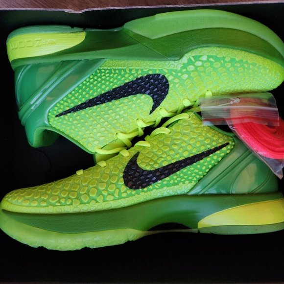 Kobe 6 Protro Grinch Size 9